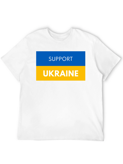 Support Ukraine Graphic Tee - Patriotic T-Shirt