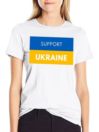Support Ukraine Graphic Tee - Patriotic T-Shirt