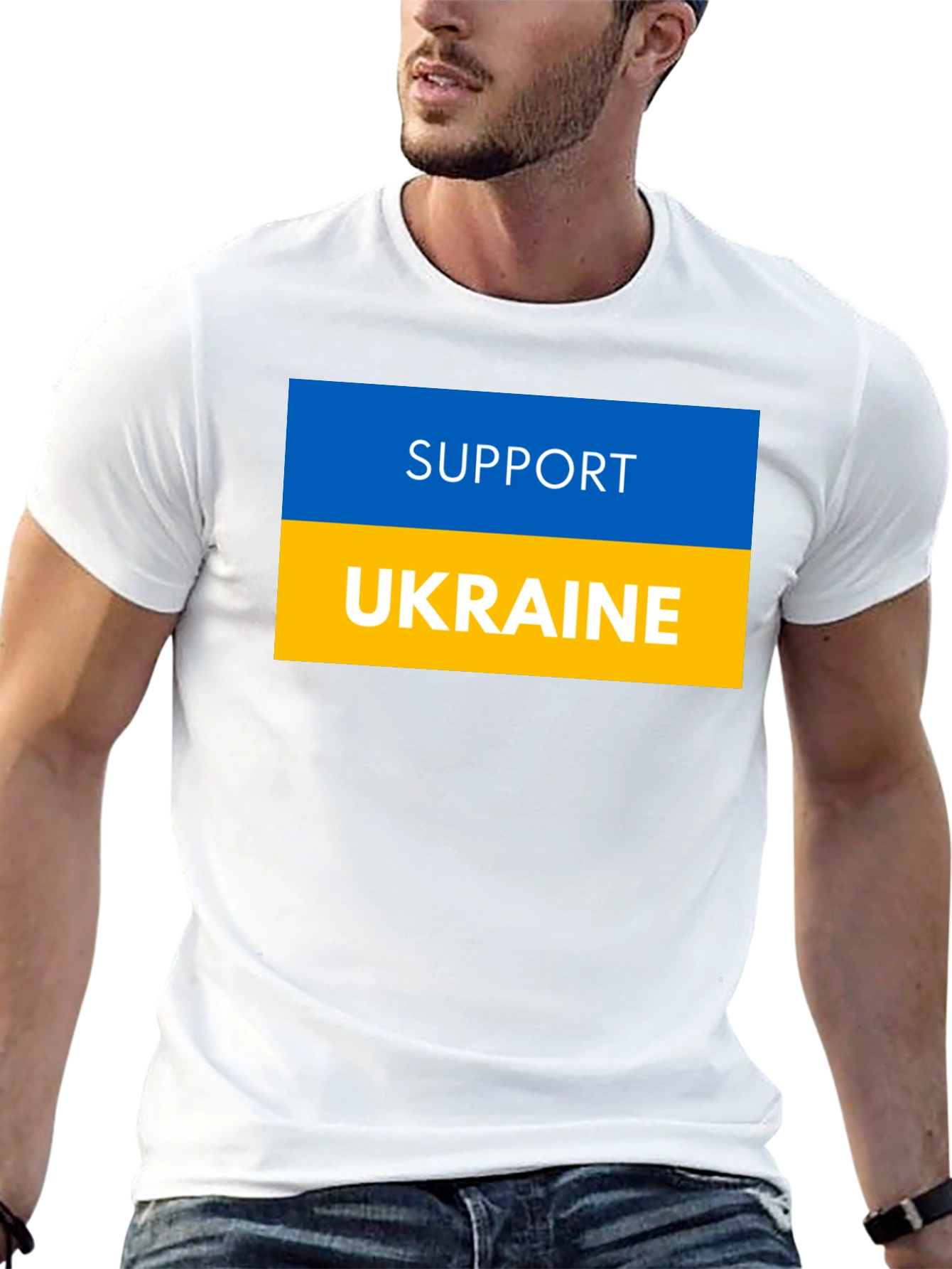 Support Ukraine Graphic Tee - Patriotic T-Shirt