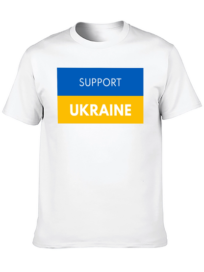 Support Ukraine Graphic Tee - Patriotic T-Shirt