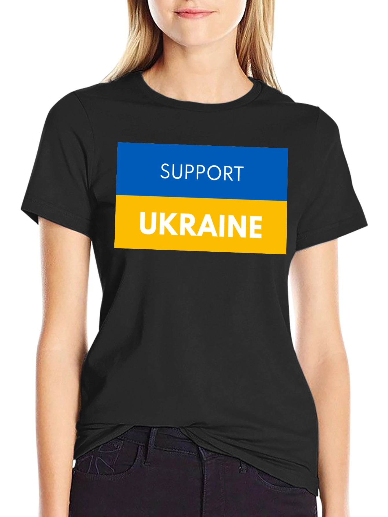Support Ukraine Graphic Tee - Patriotic T-Shirt