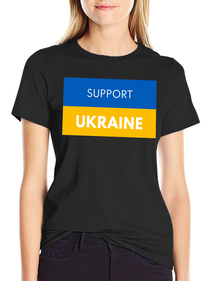Support Ukraine Graphic Tee - Patriotic T-Shirt