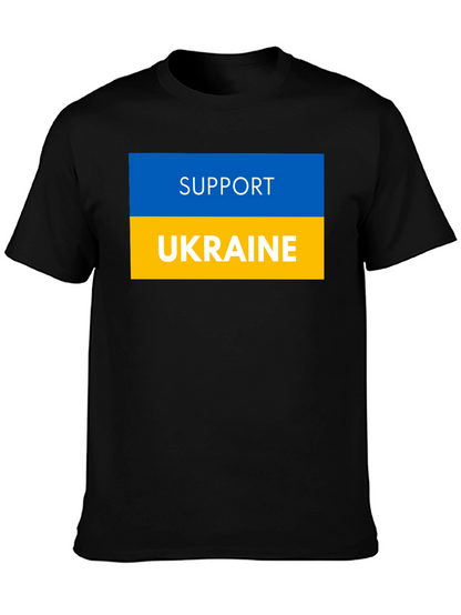Support Ukraine Graphic Tee - Patriotic T-Shirt
