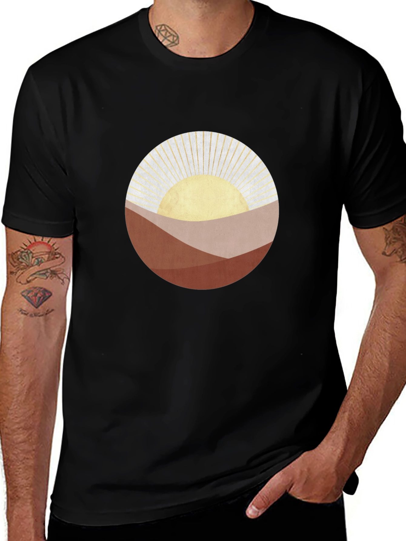 Sunset Graphic Tee - Modern Style