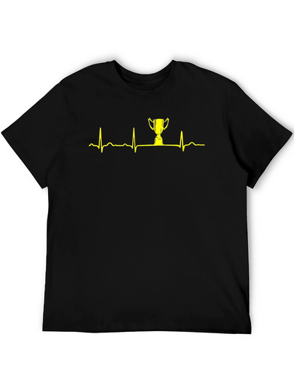 Trophy Heartbeat Black T-Shirt
