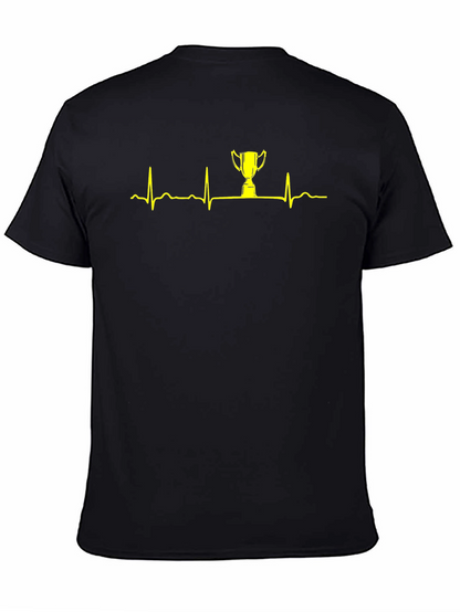 Trophy Heartbeat Black T-Shirt