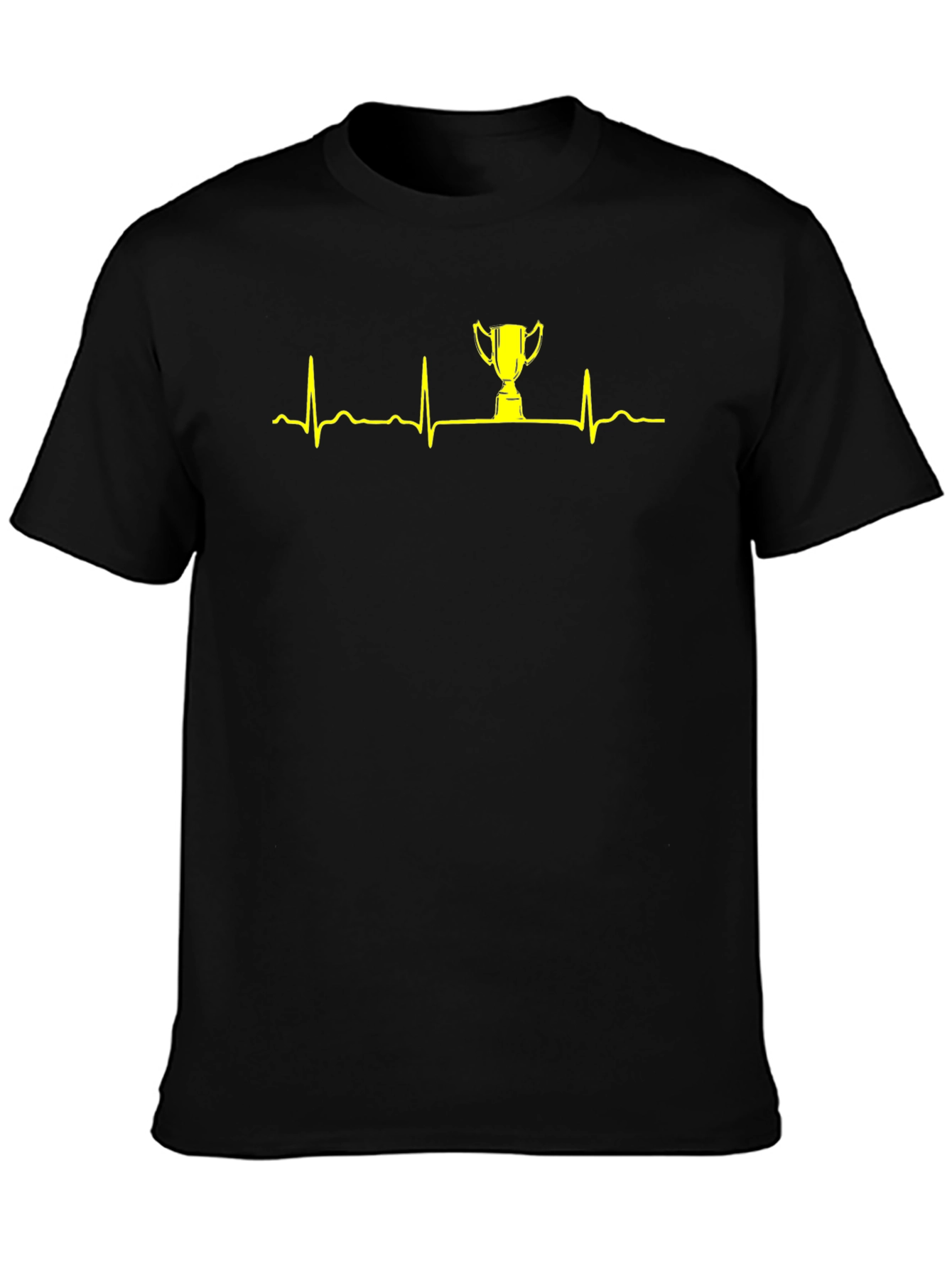 Trophy Heartbeat Black T-Shirt