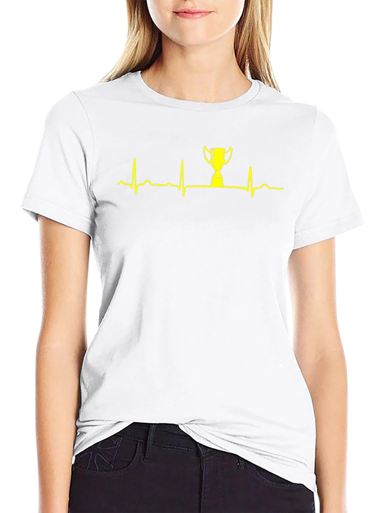 Trophy Heartbeat Black T-Shirt