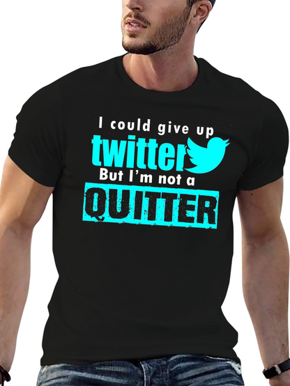 Twitter Quitter Graphic Tee