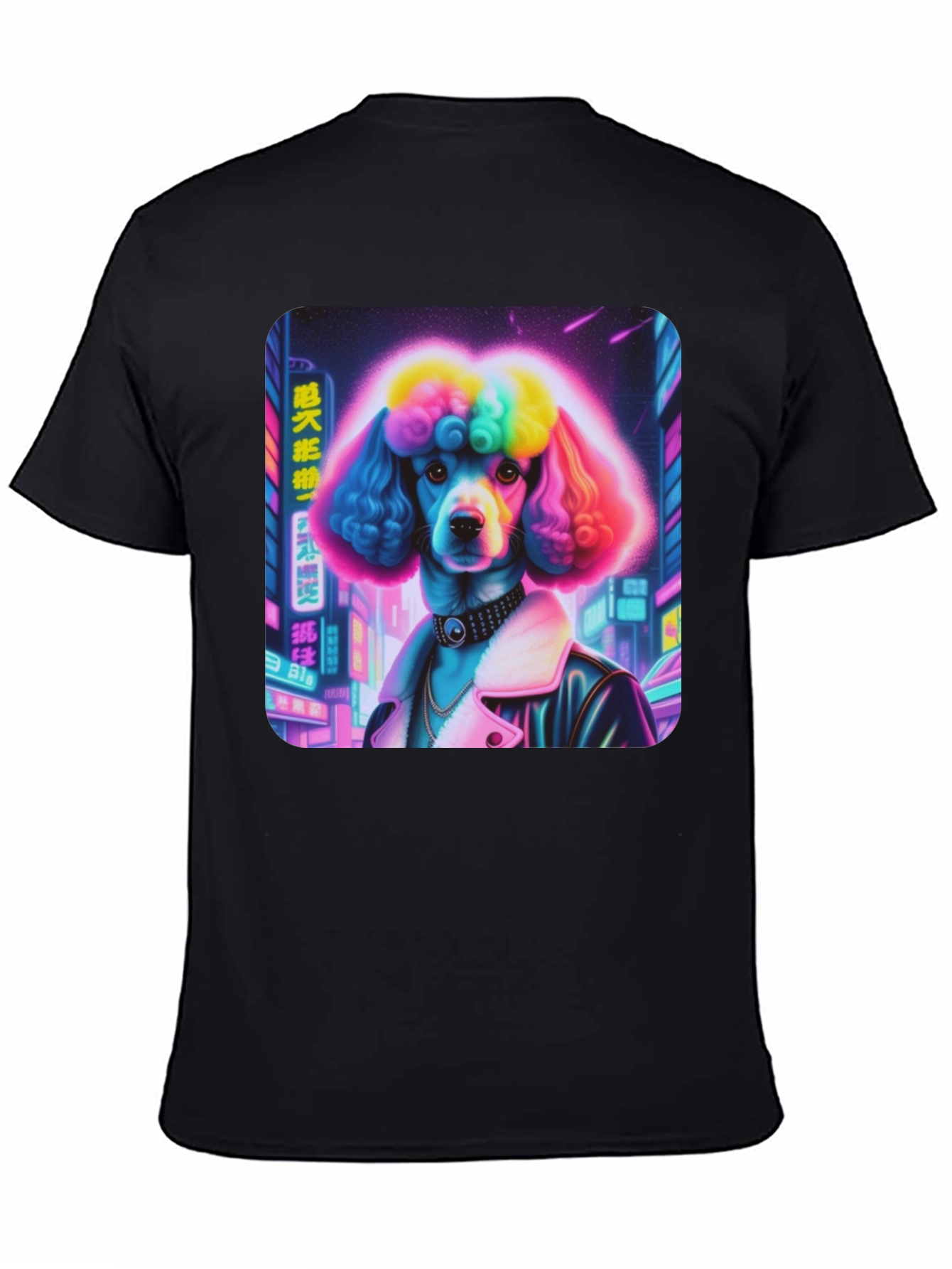 Cyberpunk Poodle Graphic Tee