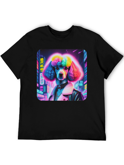 Cyberpunk Poodle Graphic Tee