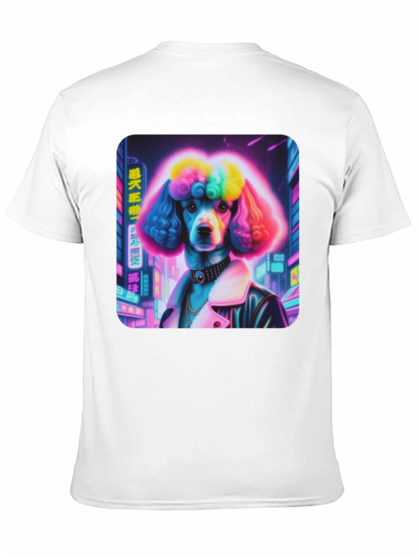 Cyberpunk Poodle Graphic Tee