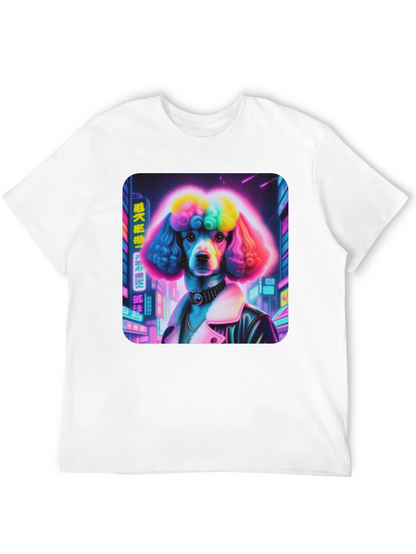 Cyberpunk Poodle Graphic Tee