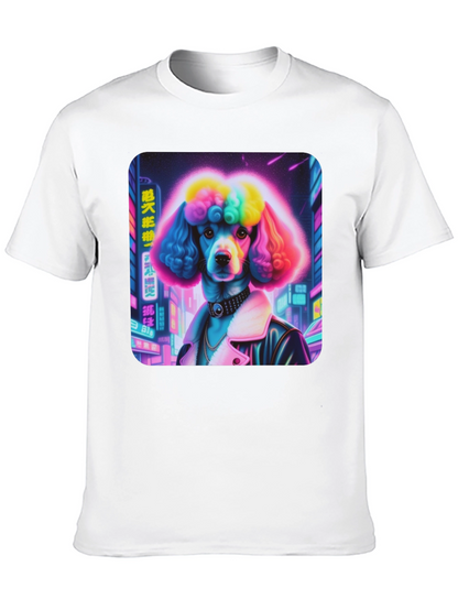 Cyberpunk Poodle Graphic Tee