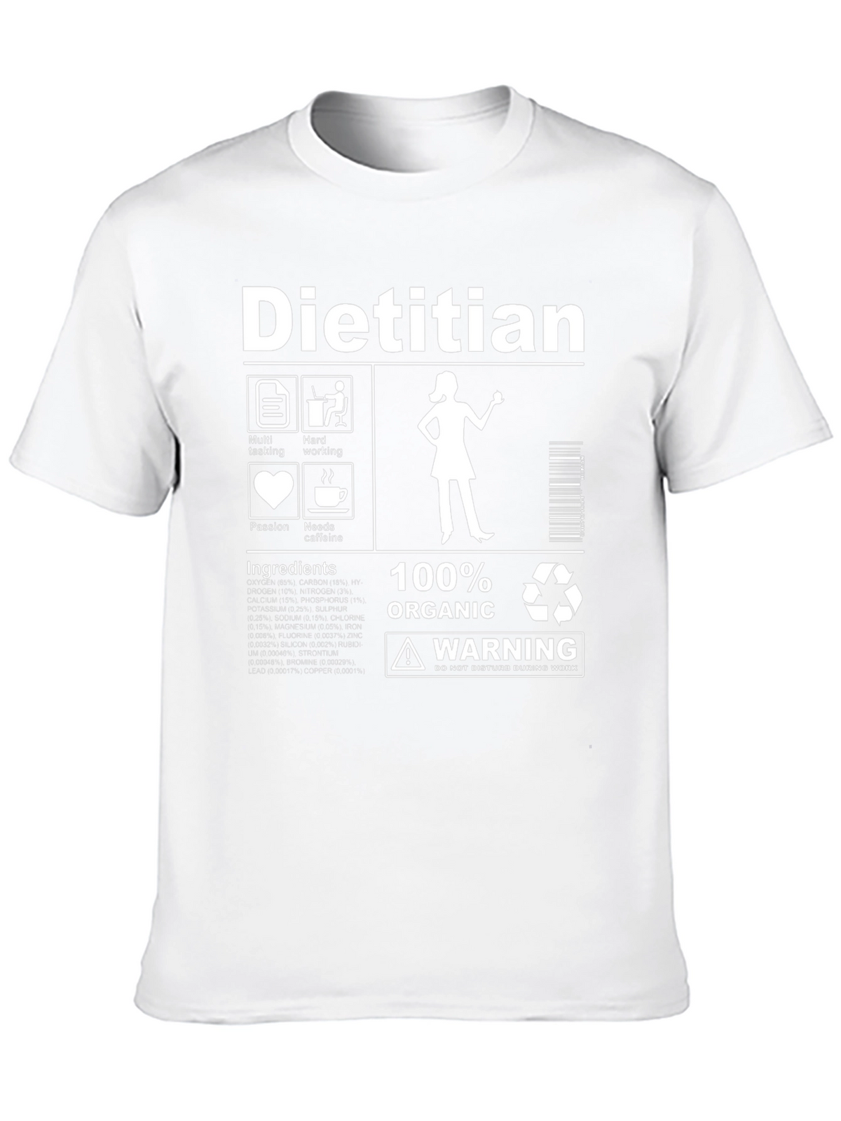 Dietitian T-Shirt - Funny Profession Tee