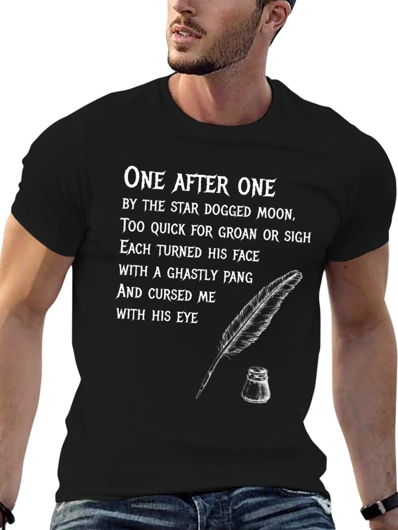 Poetry Print T-Shirt