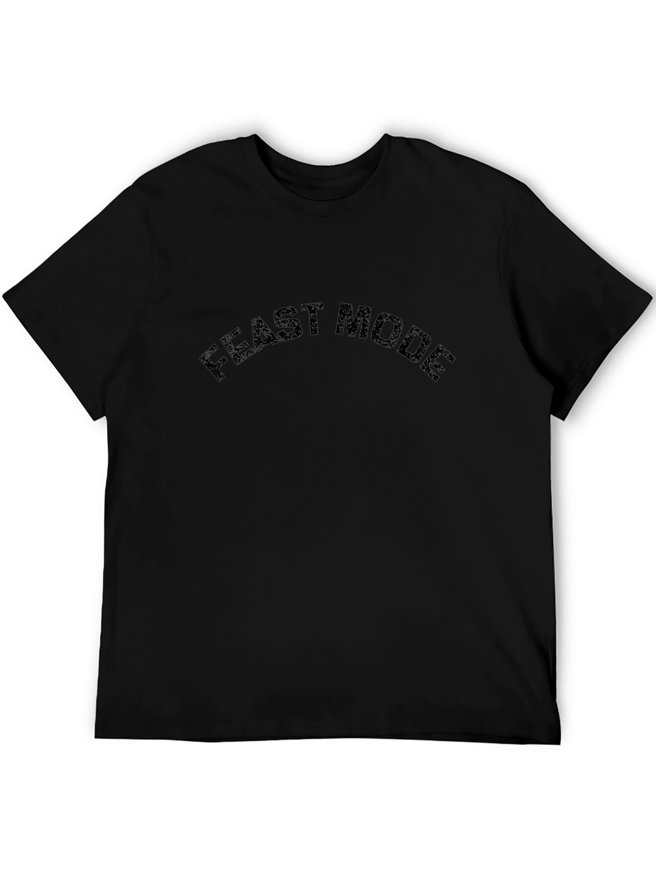 Feast Mode Black Graphic T-Shirt