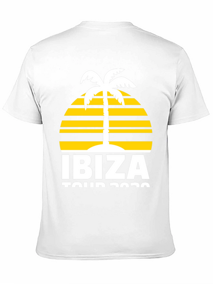 Ibiza Tour 2020 Graphic T-Shirt - Palm Tree Design