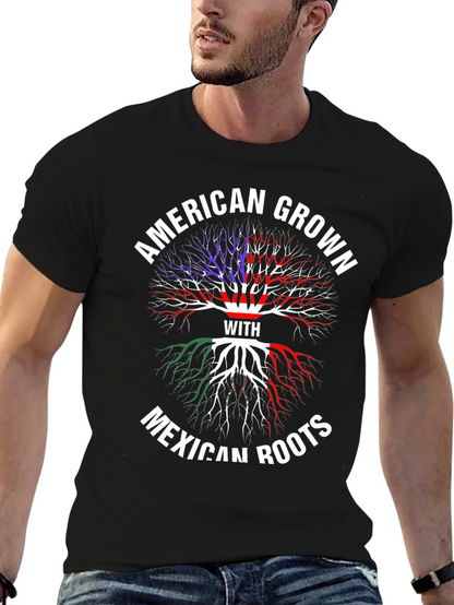 American Grown with Mexican Roots T-Shirt