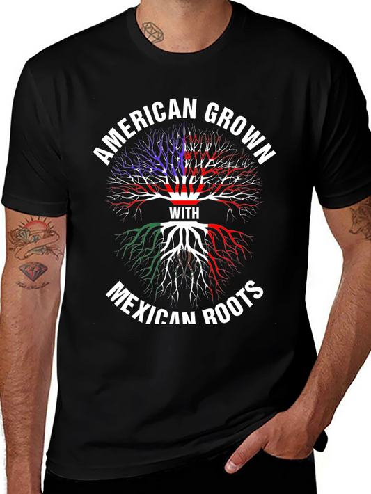 American Grown with Mexican Roots T-Shirt