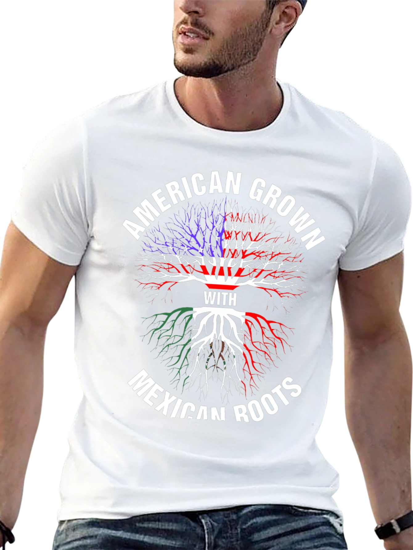 American Grown with Mexican Roots T-Shirt