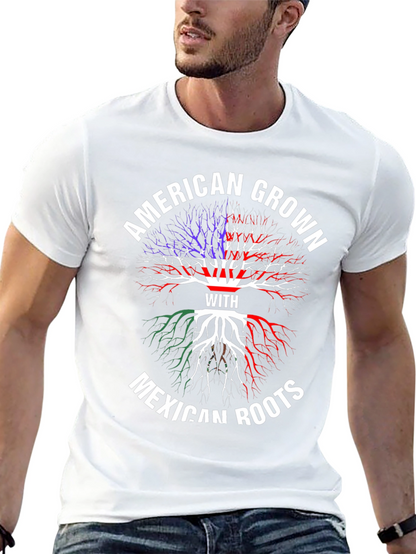 American Grown with Mexican Roots T-Shirt