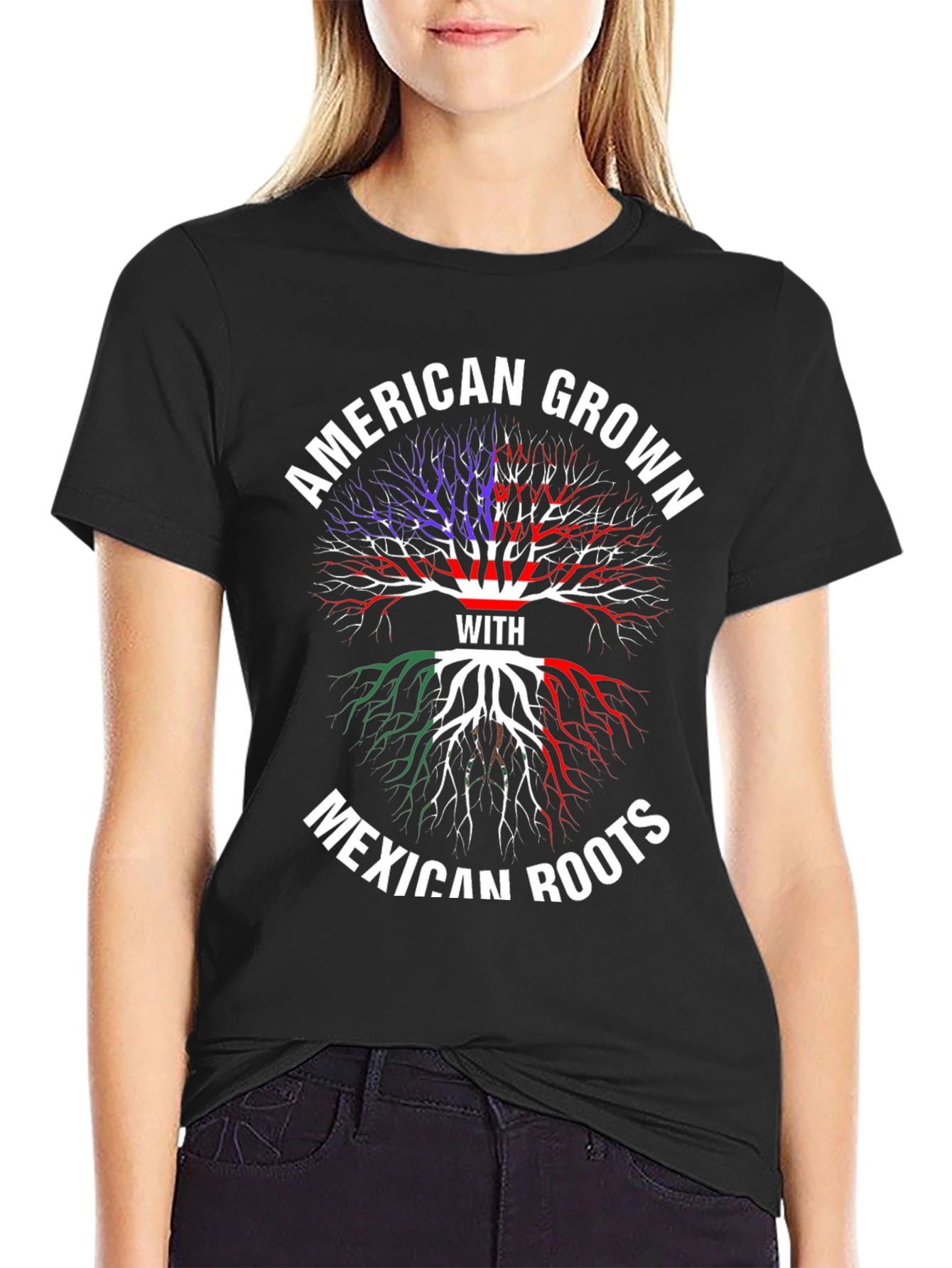 American Grown with Mexican Roots T-Shirt