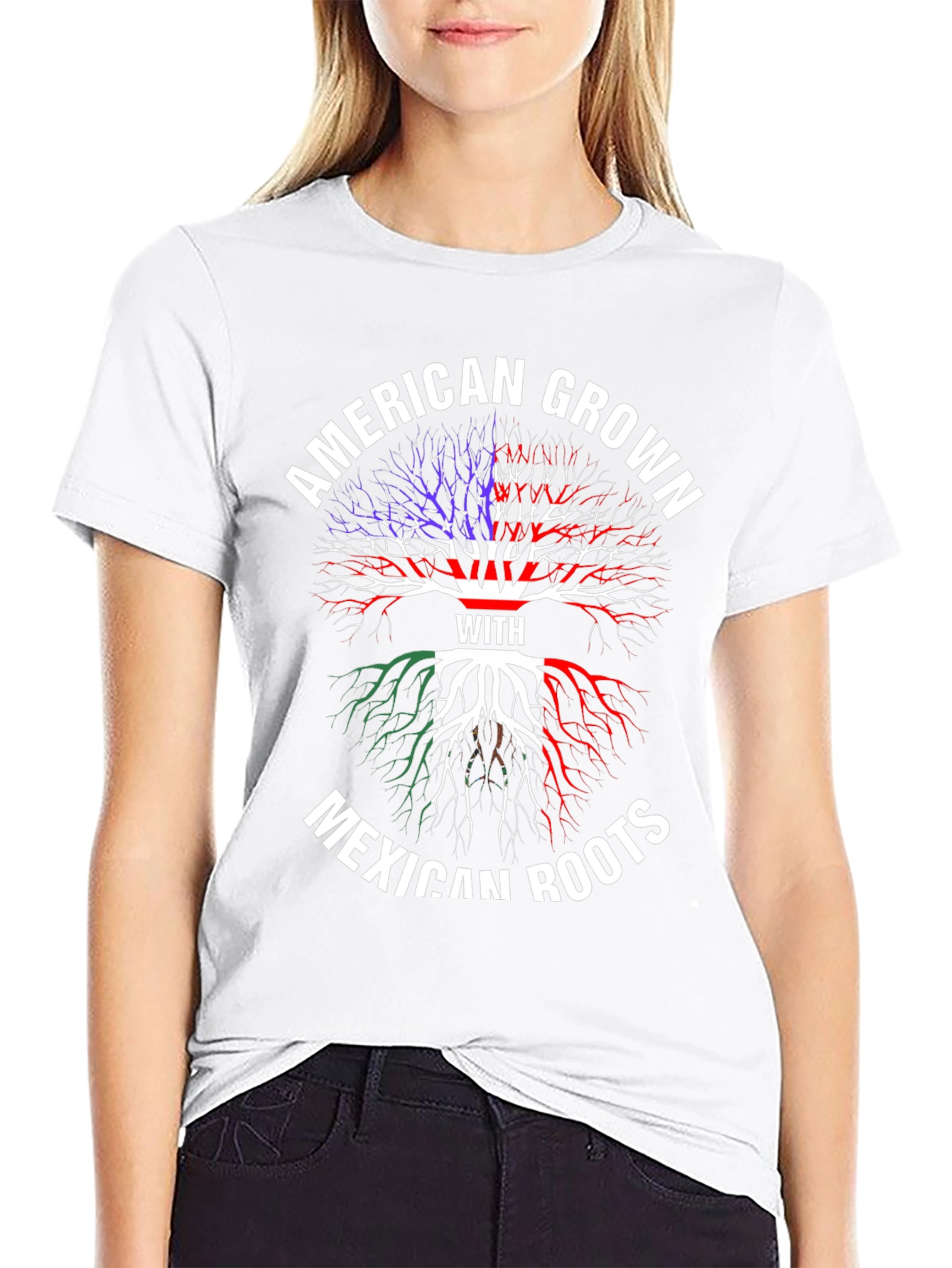 American Grown with Mexican Roots T-Shirt