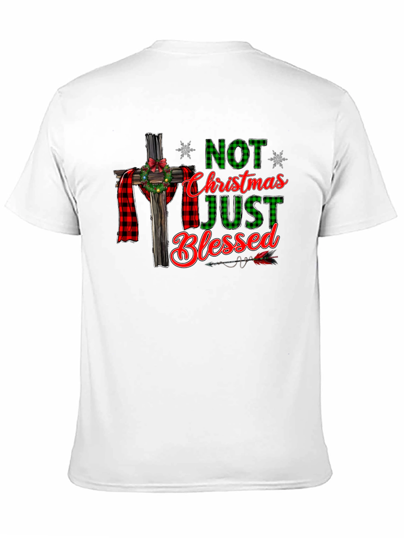 Not Just Christmas Blessed Graphic T-Shirt
