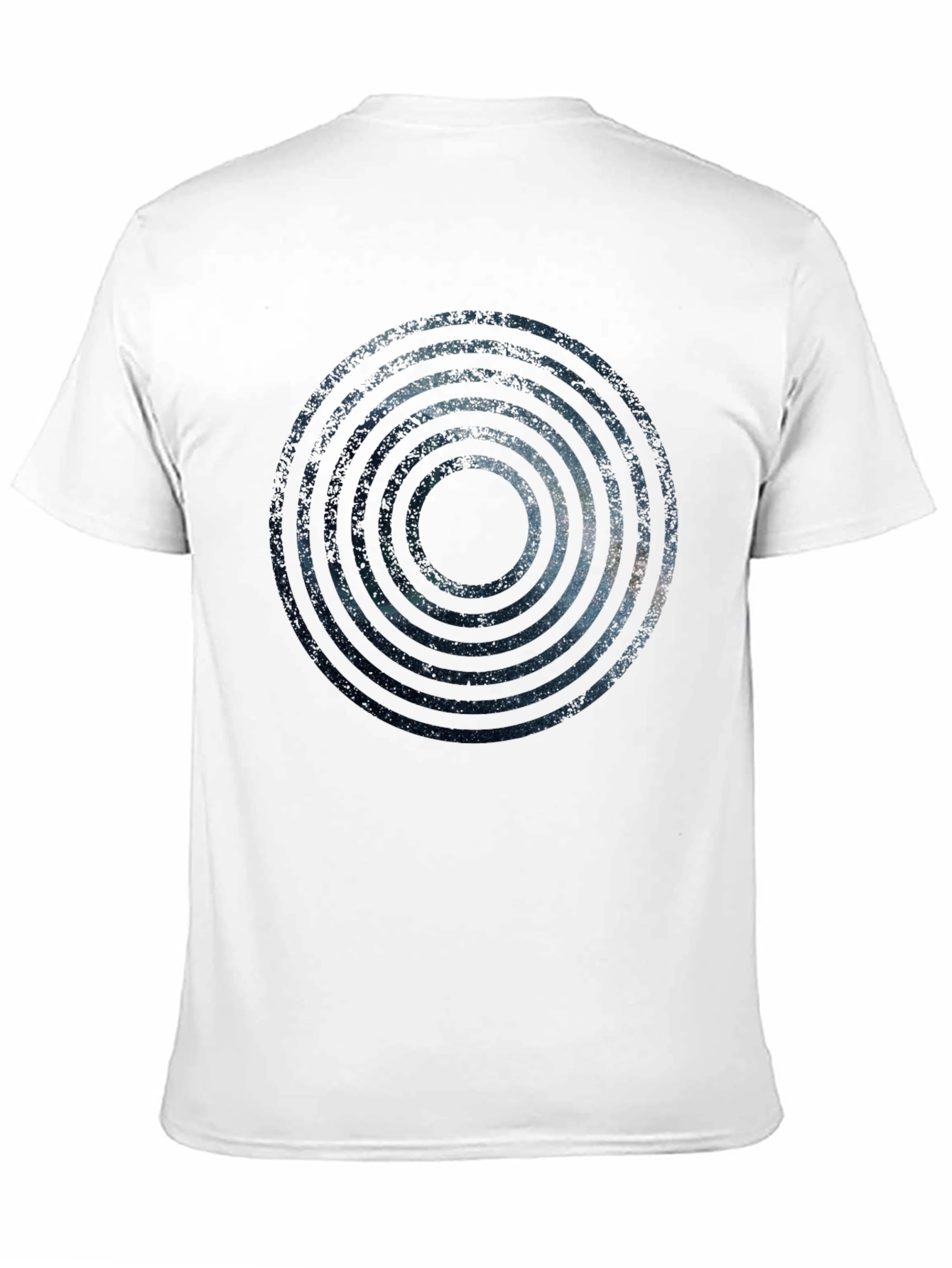 Cosmic Rings Graphic Black T-Shirt