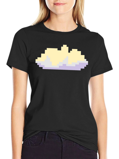 Pixel Cloud T-Shirt - Retro Gaming Style