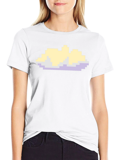 Pixel Cloud T-Shirt - Retro Gaming Style