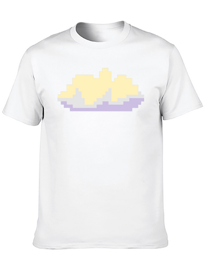 Pixel Cloud T-Shirt - Retro Gaming Style