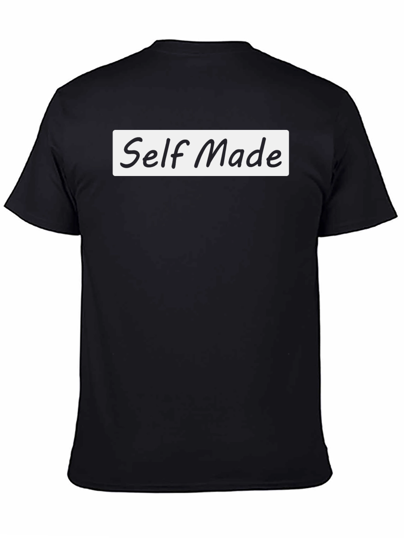 Self Made T-Shirt - Black Casual Tee