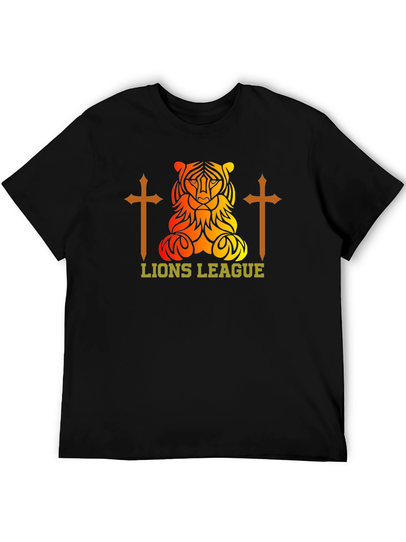 Lions League Graphic Tee - Black