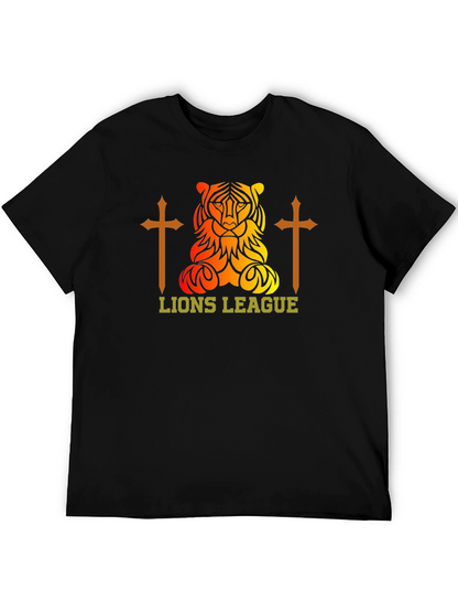 Lions League Graphic Tee - Black