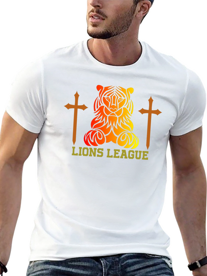 Lions League Graphic Tee - Black