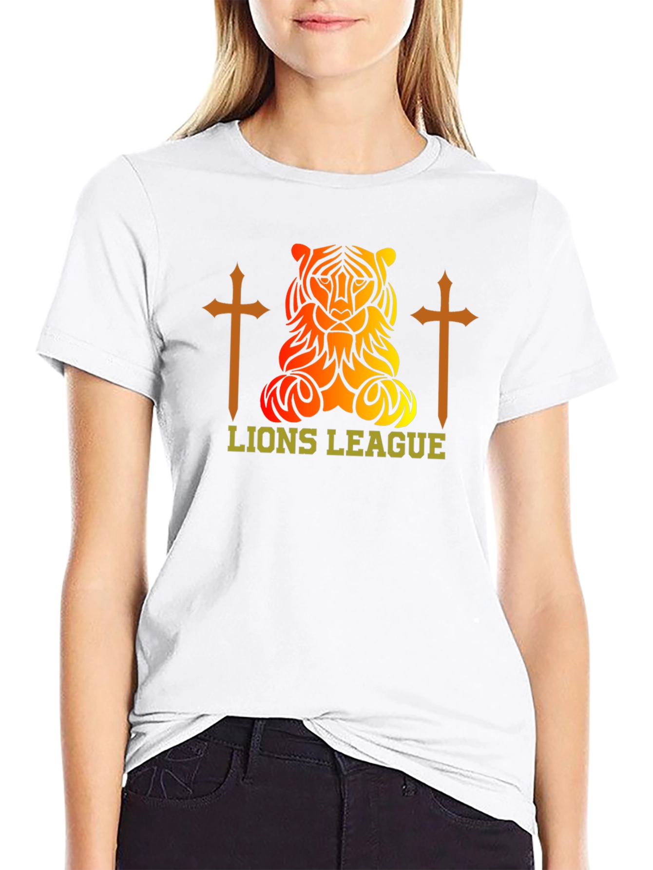 Lions League Graphic Tee - Black