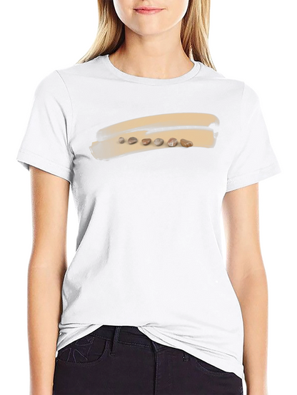 Unique Pebble Art Black T-Shirt