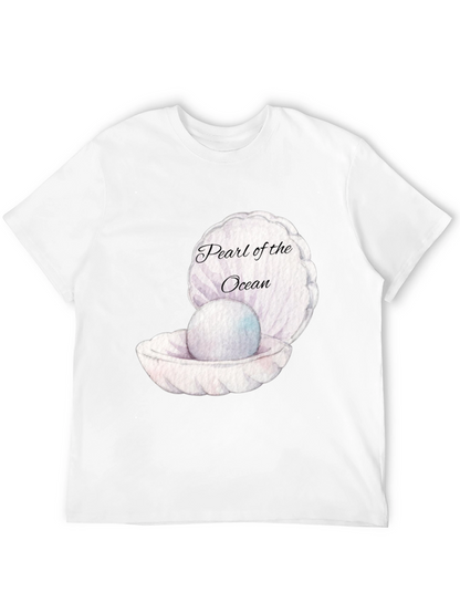 Pearl of the Ocean Black Graphic Tee