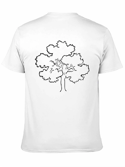 Black Tree Graphic Tee - Nature Inspired Style