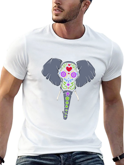 Elephant Sugar Skull T-Shirt