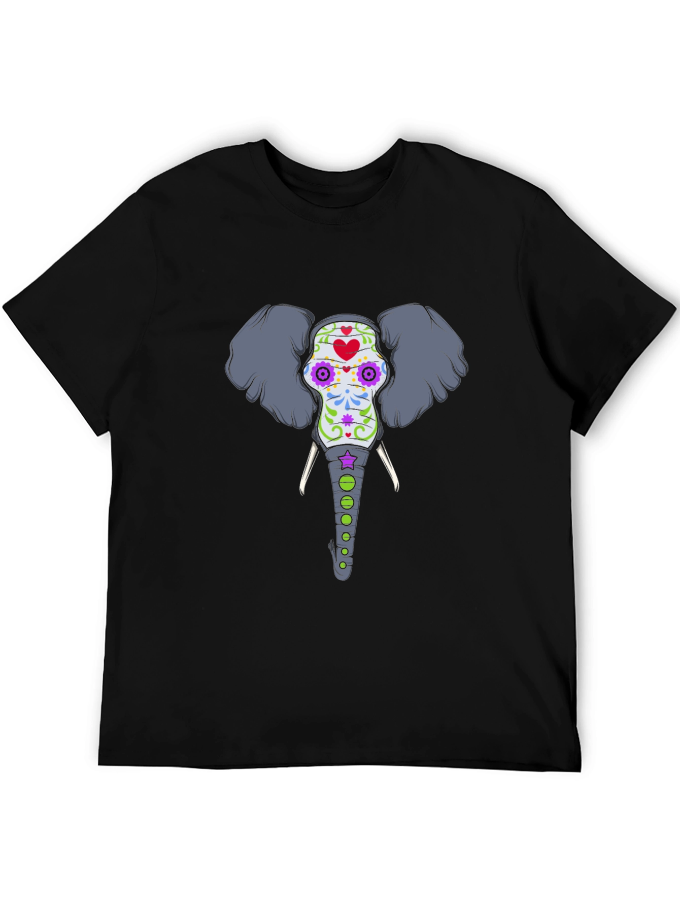 Elephant Sugar Skull T-Shirt
