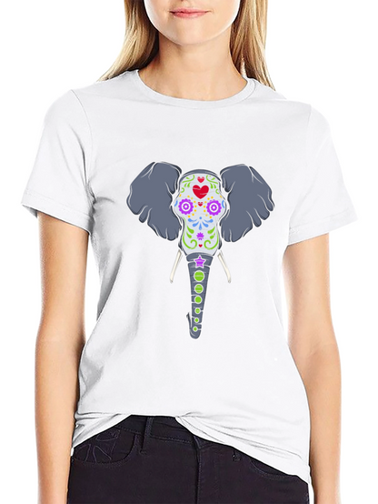 Elephant Sugar Skull T-Shirt
