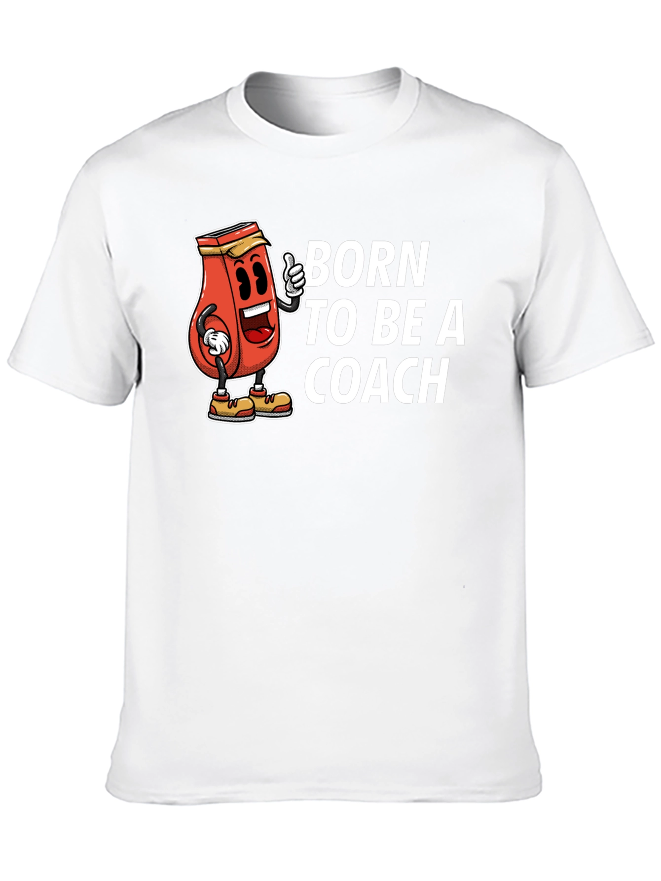 Born To Be A Coach Black T-Shirt