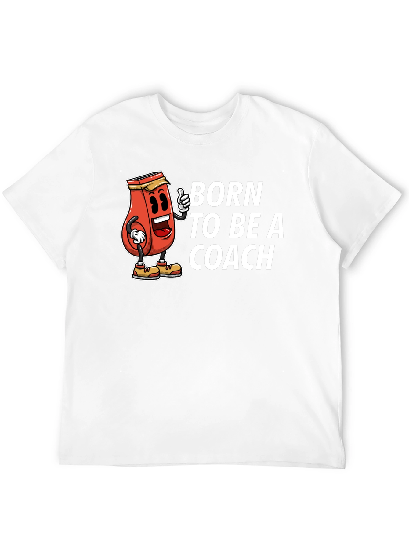 Born To Be A Coach Black T-Shirt