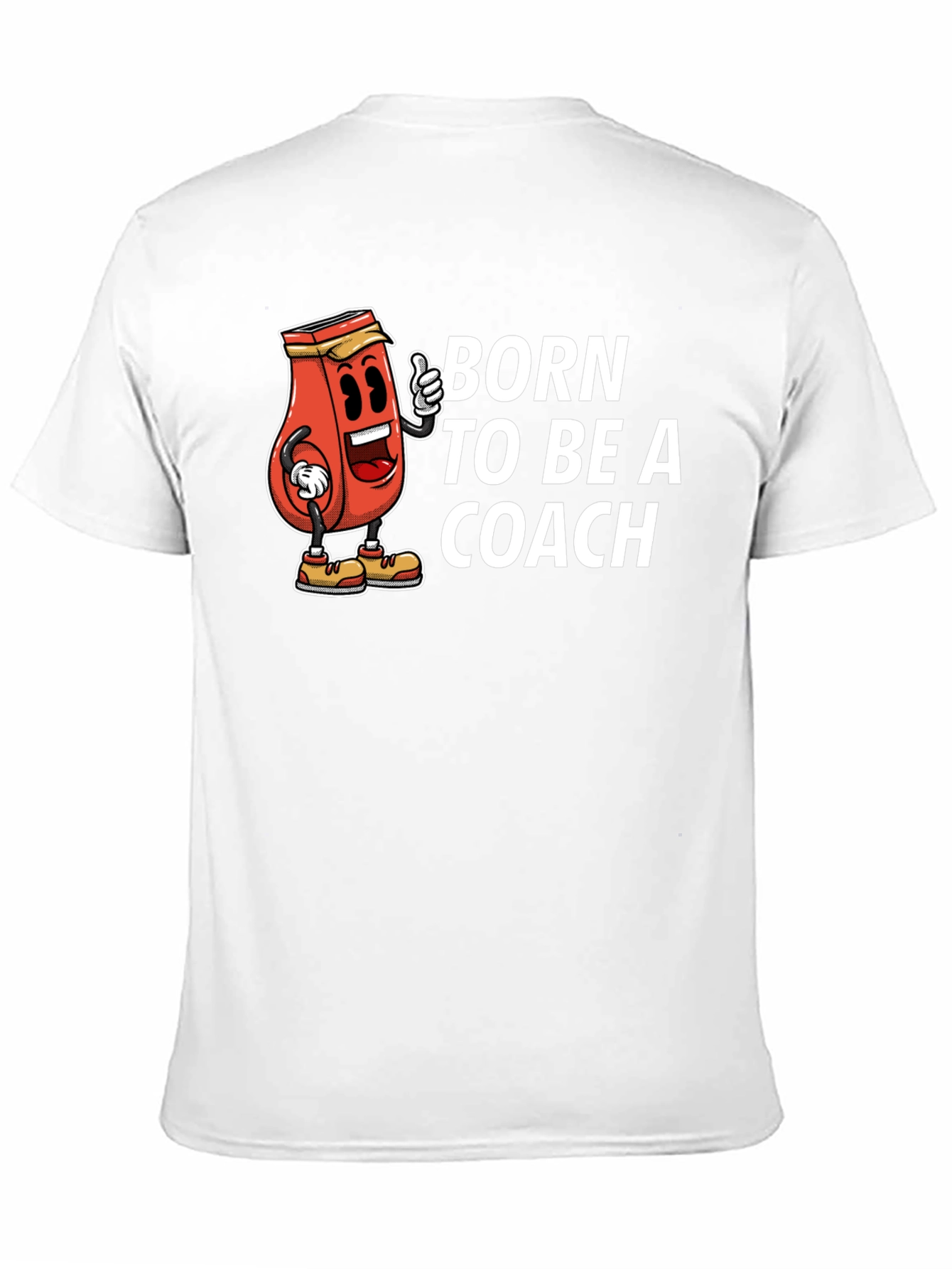 Born To Be A Coach Black T-Shirt