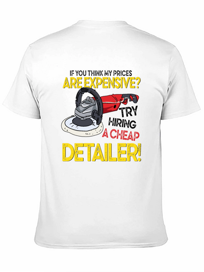 Expensive Detailer Black Graphic Tee