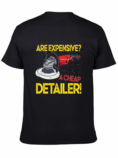 Expensive Detailer Black Graphic Tee