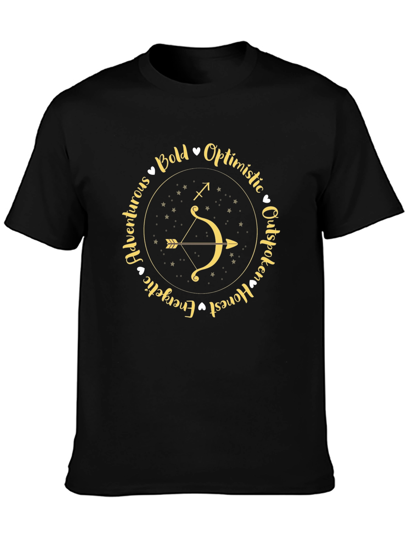 Sagittarius Zodiac T-Shirt Bold Astrological Tee